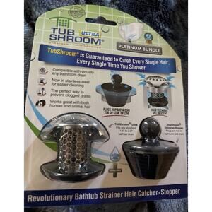 TubShroom Ultra Revolutionary Bath Tub Drain Protector Hair Catcher (6 pack)